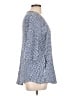 Habitat Blue 3/4 Sleeve Blouse Size L - photo 4
