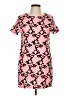 AX Paris 100% Polyester Graphic Pink Casual Dress Size 10 - photo 1