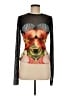 AFRM Graphic Black Long Sleeve Top Size M - photo 1