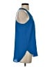 Ann Taylor LOFT 100% Polyester Blue Tank Top Size XS - photo 4