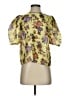 Ulla Johnson Yellow Short Sleeve Blouse Size 4 - photo 1