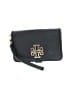 Tory Burch 100% Leather Black Leather Wristlet One size - photo 1