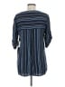 Ellen Tracy Blue 3/4 Sleeve Blouse Size M - photo 2