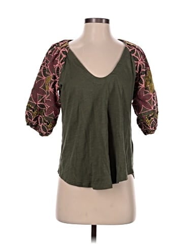 Maeve by Anthropologie 3/4 Sleeve Top (view 1)