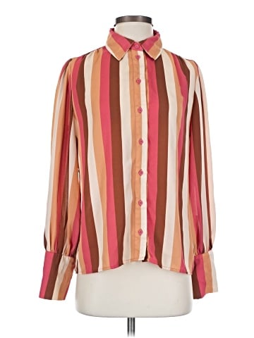 Eva Mendes by New York & Company Long Sleeve Blouse (view 1)