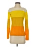 Banana Republic Color Block Stripes Orange Yellow Pullover Sweater Size XS - photo 1
