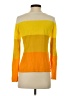 Banana Republic Color Block Stripes Orange Yellow Pullover Sweater Size XS - photo 2