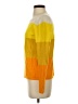 Banana Republic Color Block Stripes Orange Yellow Pullover Sweater Size XS - photo 5