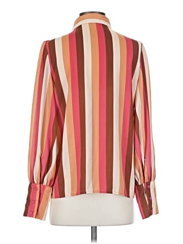 Eva Mendes by New York & Company Long Sleeve Blouse (view 2)