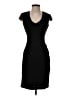 H&M Solid Black Cocktail Dress Size 4 - photo 1