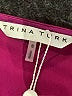 Trina Turk 100% Polyester Solid Pink Burgundy 3/4 Sleeve Blouse Size S - photo 7