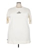 100 Thieves 100% Cotton Solid Ivory Short Sleeve Turtleneck Size 3X - photo 1