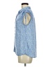 Croft & Barrow Blue Sleeveless Button-Down Shirt Size M - photo 5