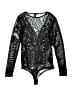 Windsor 100% Polyester Black Bodysuit Size XS - photo 1