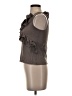 Ann Taylor Brown Sleeveless Blouse Size S - photo 5