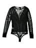 Windsor 100% Polyester Black Bodysuit Size XS - photo 2