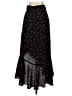 Intermix 100% Silk Hearts Black Silk Skirt Size P (petite) - photo 2