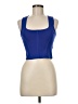 Happily Grey 100% Polyester Blue Tank Top Size M - photo 1