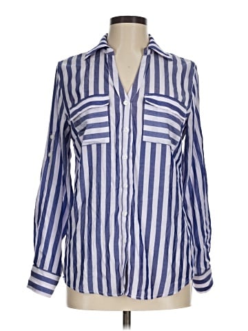 New York & Company Long Sleeve Blouse (view 1)