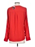 Express 100% Polyester Red Long Sleeve Blouse Size S - photo 2
