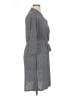 Grayson 100% Polyester Chevron-herringbone Gray Casual Dress Size XL - photo 4