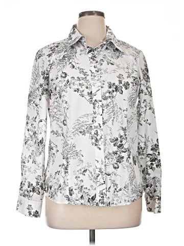 Foxcroft Long Sleeve Blouse (view 1)
