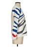 Nic + Zoe Animal Print White Pullover Sweater Size XS - photo 4