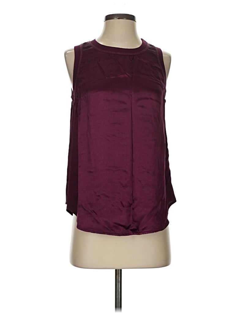 Michael Stars Sleeveless Blouse In Burgundy