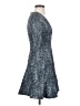 Lela Rose Tweed Blue Cocktail Dress Size 2 - photo 4