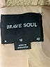 Brave Soul 100% Polyester Tan Coat Size 12 - photo 6
