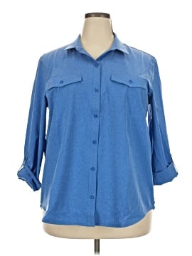 Eddie Bauer 3/4 Sleeve Button Down Shirt