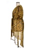 Live 4 Truth 100% Polyester Animal Print Yellow Cocktail Dress Size 1X - photo 5