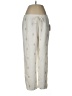 Leifnotes 100% Rayon Hearts Ivory Casual Pants Size 8 - photo 1