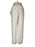 Leifnotes 100% Rayon Hearts Ivory Casual Pants Size 8 - photo 2