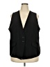 Danielle B. Black Tuxedo Vest Size 2X - photo 1