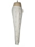 Leifnotes 100% Rayon Hearts Ivory Casual Pants Size 8 - photo 4