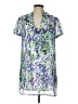 AGB 100% Polyester Purple Casual Dress Size L - photo 1