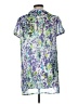 AGB 100% Polyester Purple Casual Dress Size L - photo 2