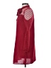 Unbranded 100% Polyester Hearts Burgundy Cocktail Dress Size XS (estimated) - photo 5