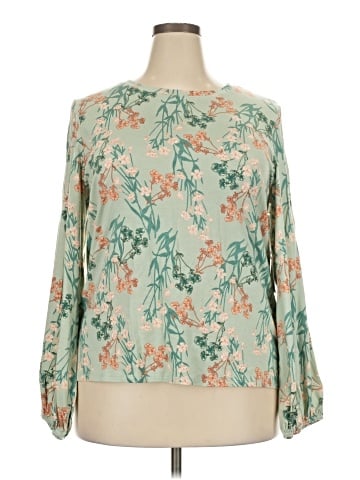 LC Lauren Conrad Long Sleeve Blouse (view 1)
