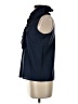 J.Crew 100% Silk Blue Sleeveless Silk Top Size 0 - photo 5