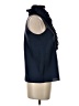 J.Crew 100% Silk Blue Sleeveless Silk Top Size 0 - photo 4