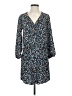 Veronica Beard 100% Silk Print Blue Casual Dress Size 0 - photo 1
