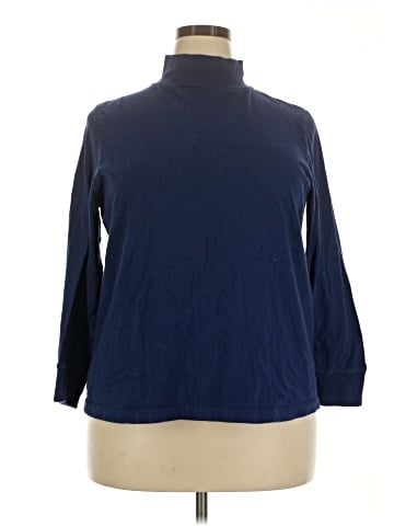 Woman Within Long Sleeve Turtleneck (view 1)