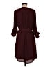 Mossimo 100% Polyester Burgundy Casual Dress Size L - photo 2