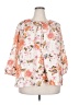 Lane Bryant 100% Polyester Pink 3/4 Sleeve Blouse Size 18 - 20 Plus - photo 1