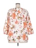 Lane Bryant 100% Polyester Pink 3/4 Sleeve Blouse Size 18 - 20 Plus - photo 2