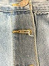 Forever 21 100% Cotton Blue Denim Skirt Size S - photo 4