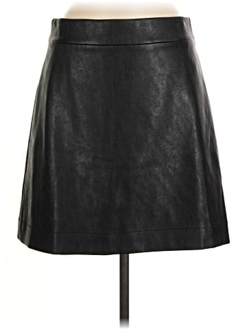 J.Crew Factory Store Faux Leather Skirt (view 1)