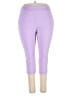 JM Collection Solid Purple Active Pants Size XXL - photo 1